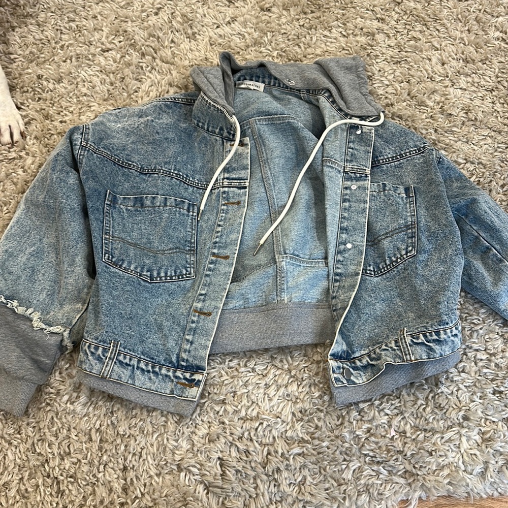 Jean Jacket w/cotton hood